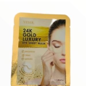 5 sheets 24K Gold Luxury Eye Sheet Mask